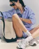 Vendome Oversized Shirt - Light Blue Striped sold by Sporty and Rich