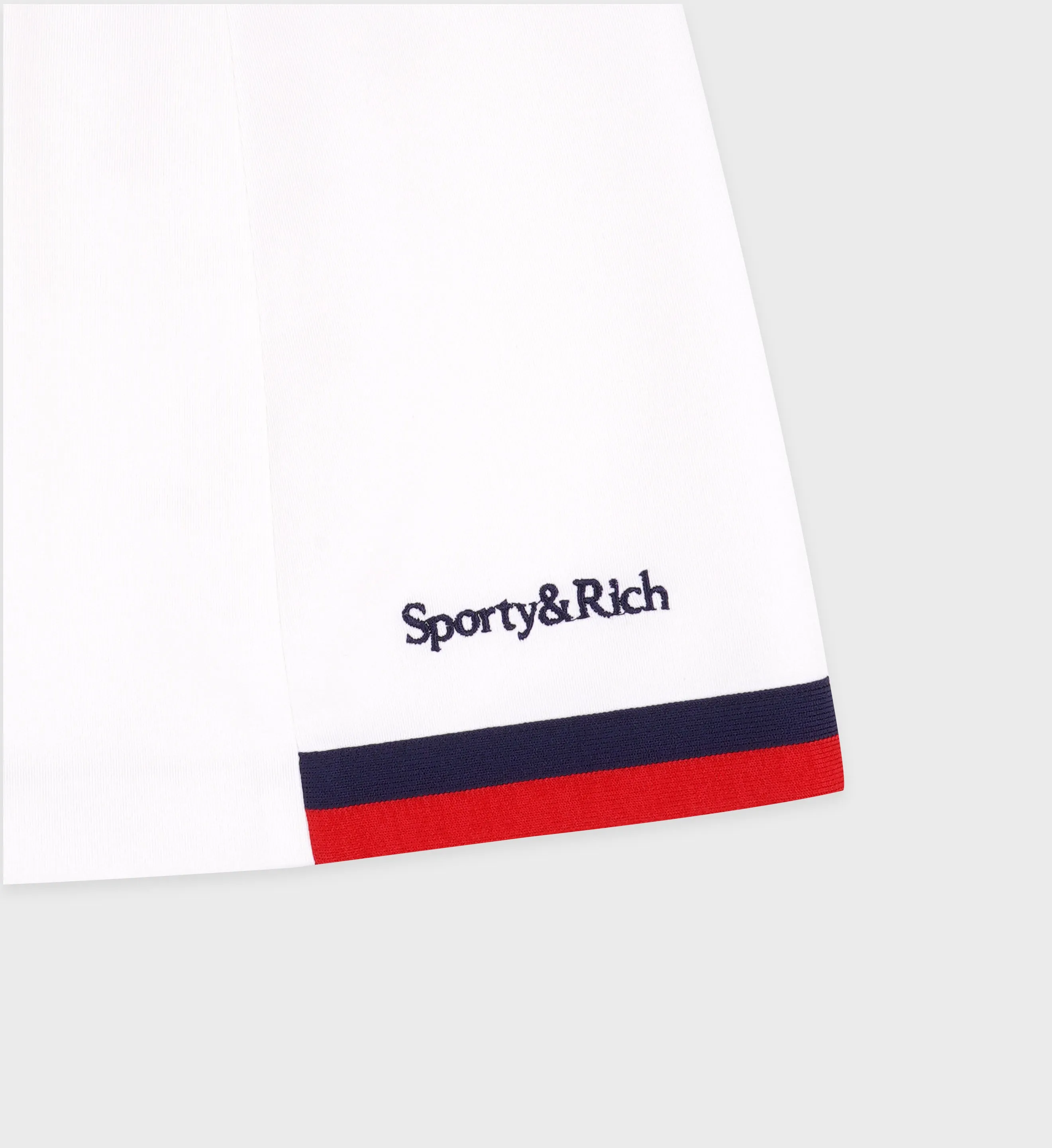 Serif Logo Mila Skirt - Navy/White/Fire Red sold by Sporty and Rich product image thumbnail 5