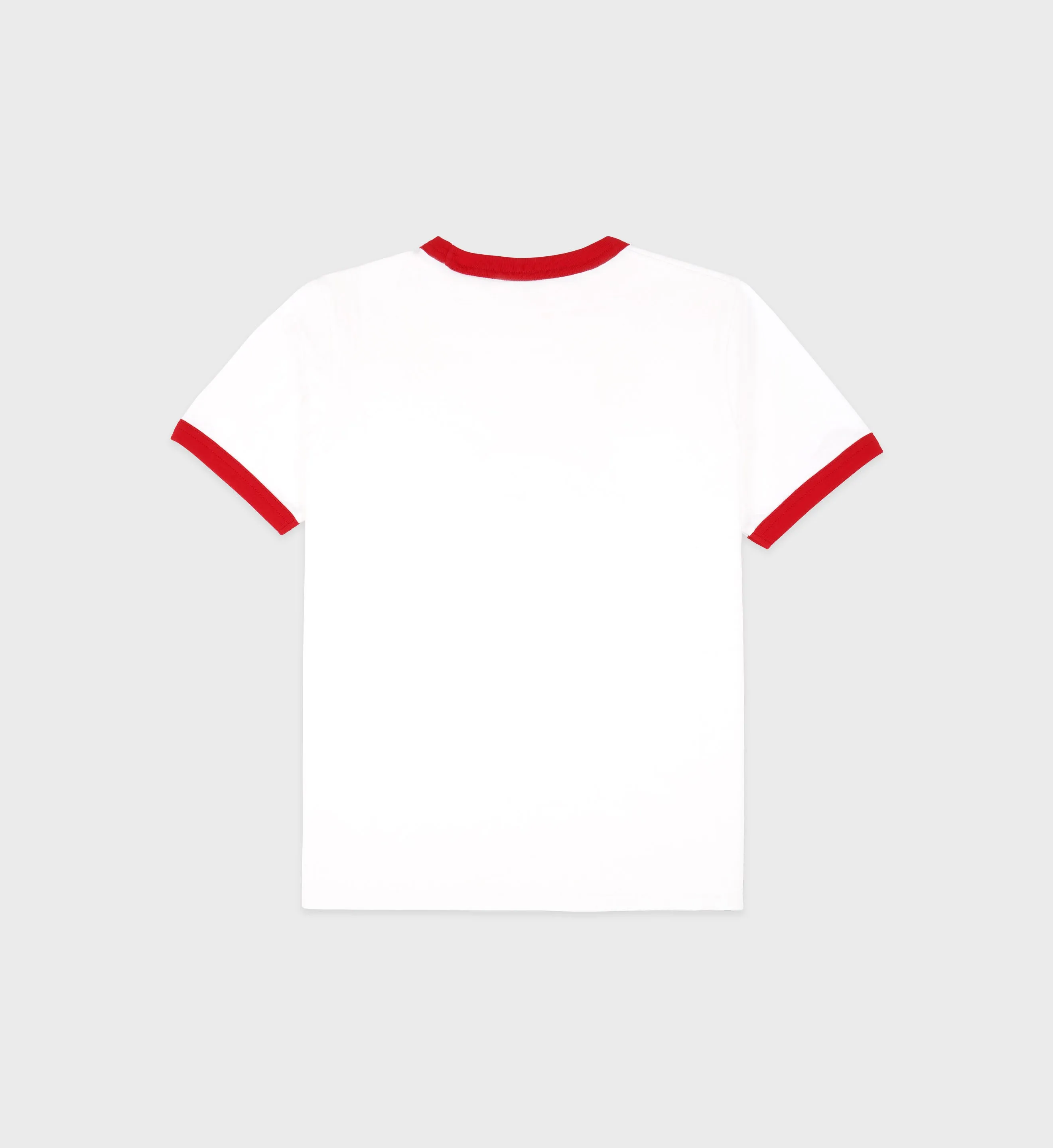 Vendome Ringer Tee - White/Fire red sold by Sporty and Rich product image thumbnail 5