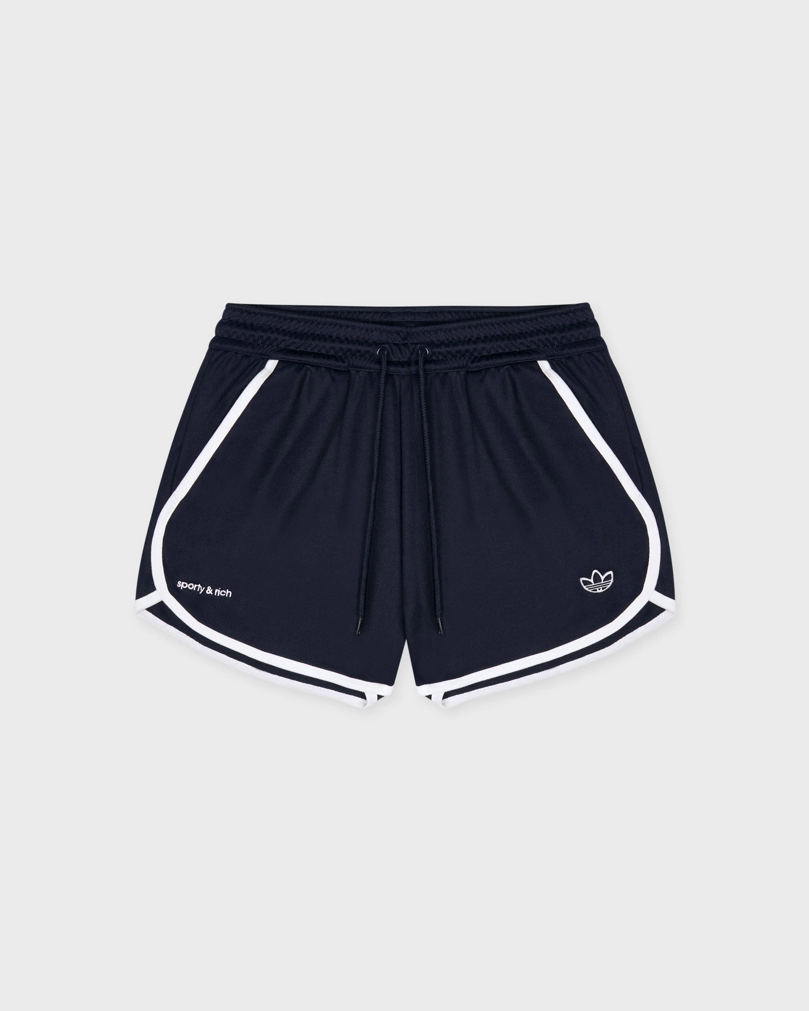 Adidas Track Short - Navy/White sold by Sporty and Rich