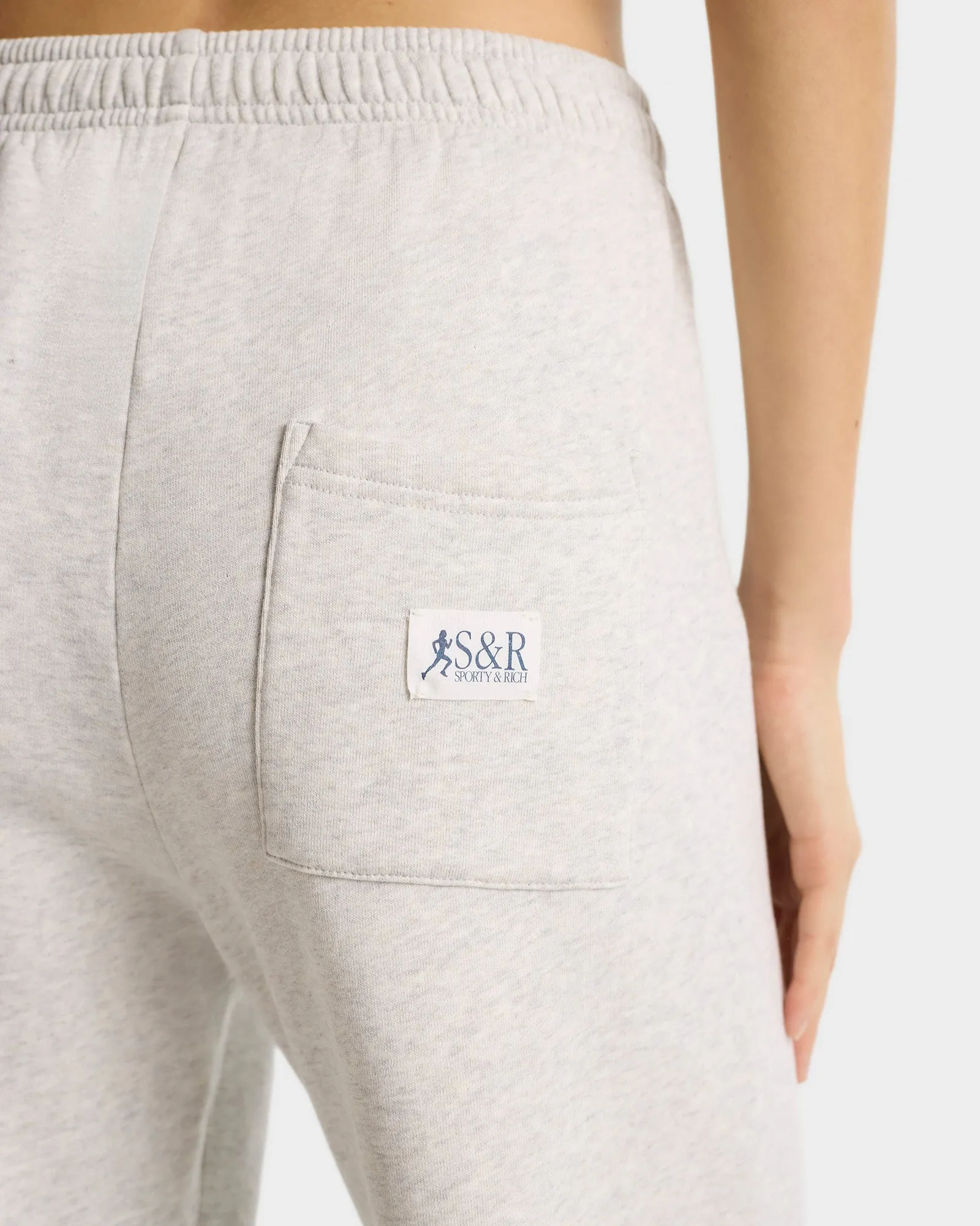 SR Runner Soft Sweatpant - Heather Gray sold by Sporty and Rich product image thumbnail 5