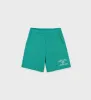 Varsity Crest Soft Gym Short - Spring Green/White sold by Sporty and Rich