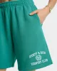 Varsity Crest Soft Gym Short - Spring Green/White sold by Sporty and Rich