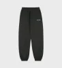Serif Logo Soft Sweapant - Faded Black/White sold by Sporty and Rich