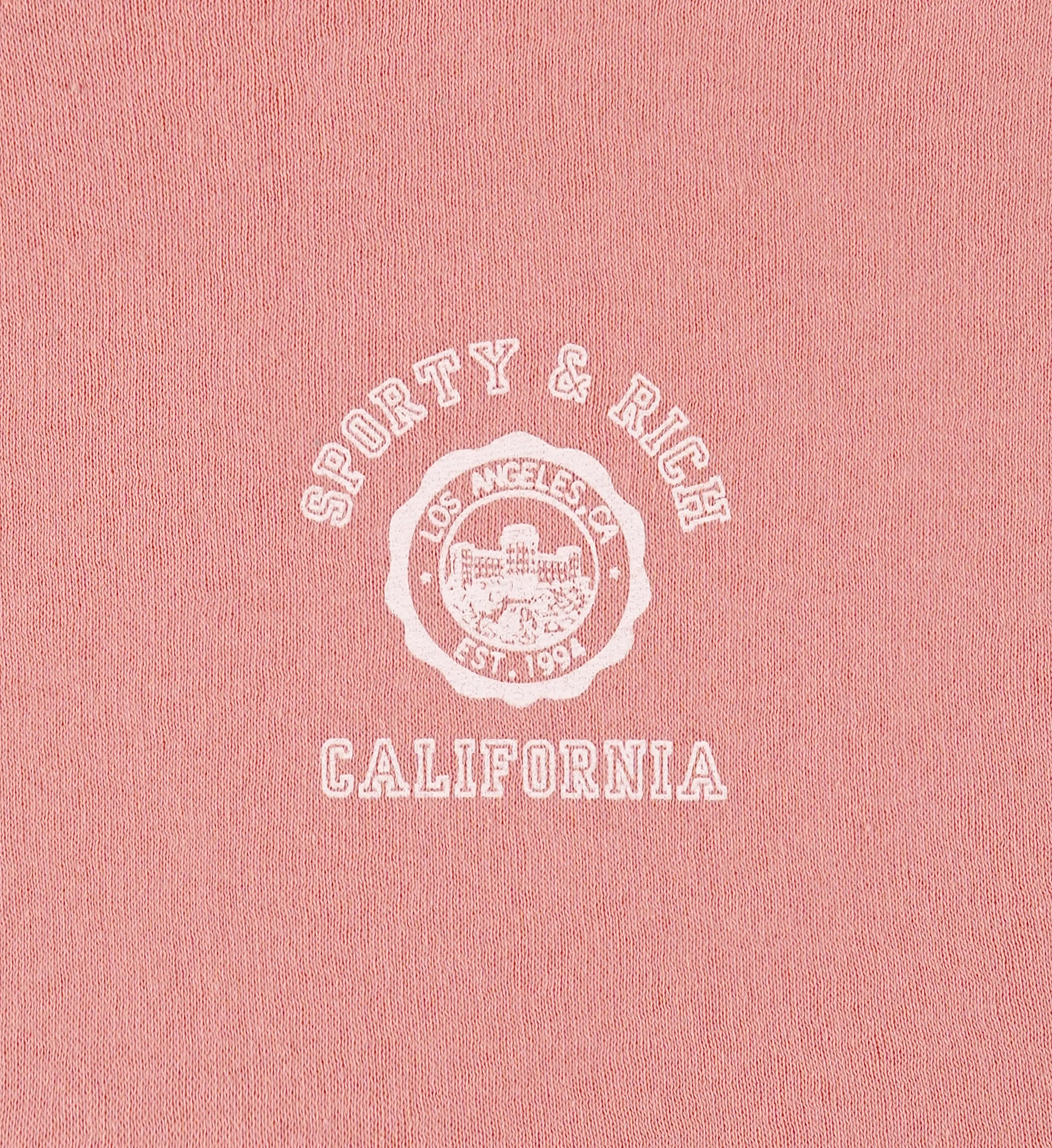 California Emblem Soft T-Shirt - White/Navy sold by Sporty and Rich product image thumbnail 4