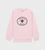 Eden Crest Crewneck - Pink Dolphin/Navy sold by Sporty and Rich