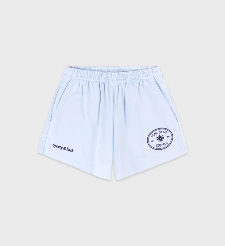 Eden Crest Disco Short - Ciel/Navy sold by Sporty and Rich