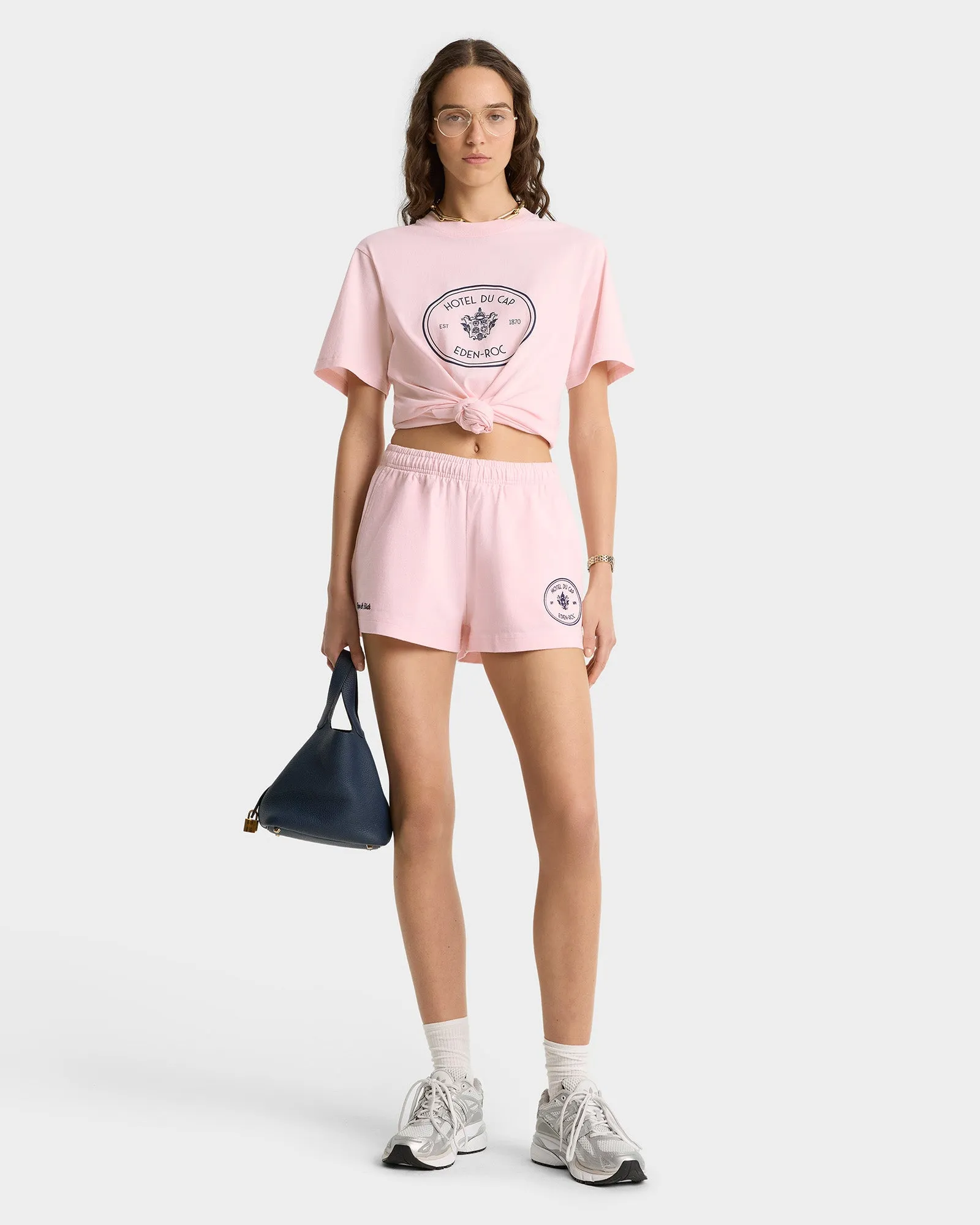 Eden Crest Disco Short - Pink Dolphin/Navy sold by Sporty and Rich product image thumbnail 2