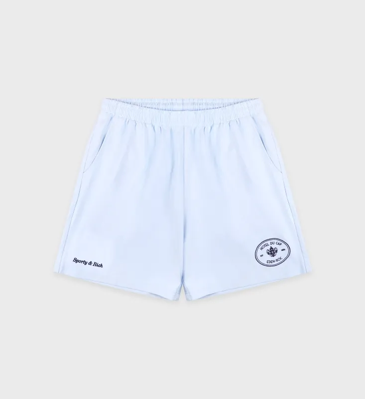 Eden Crest Gym Short - Ciel/Navy sold by Sporty and Rich