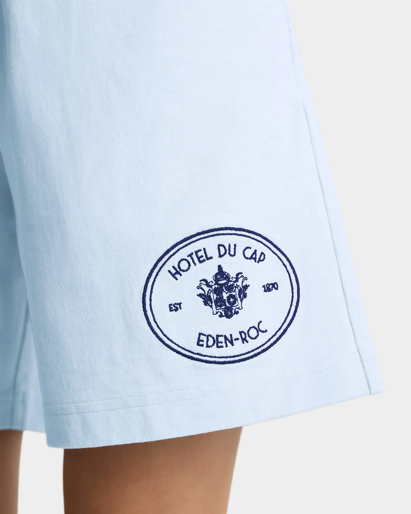 Eden Crest Gym Short - Ciel/Navy sold by Sporty and Rich product image thumbnail 5