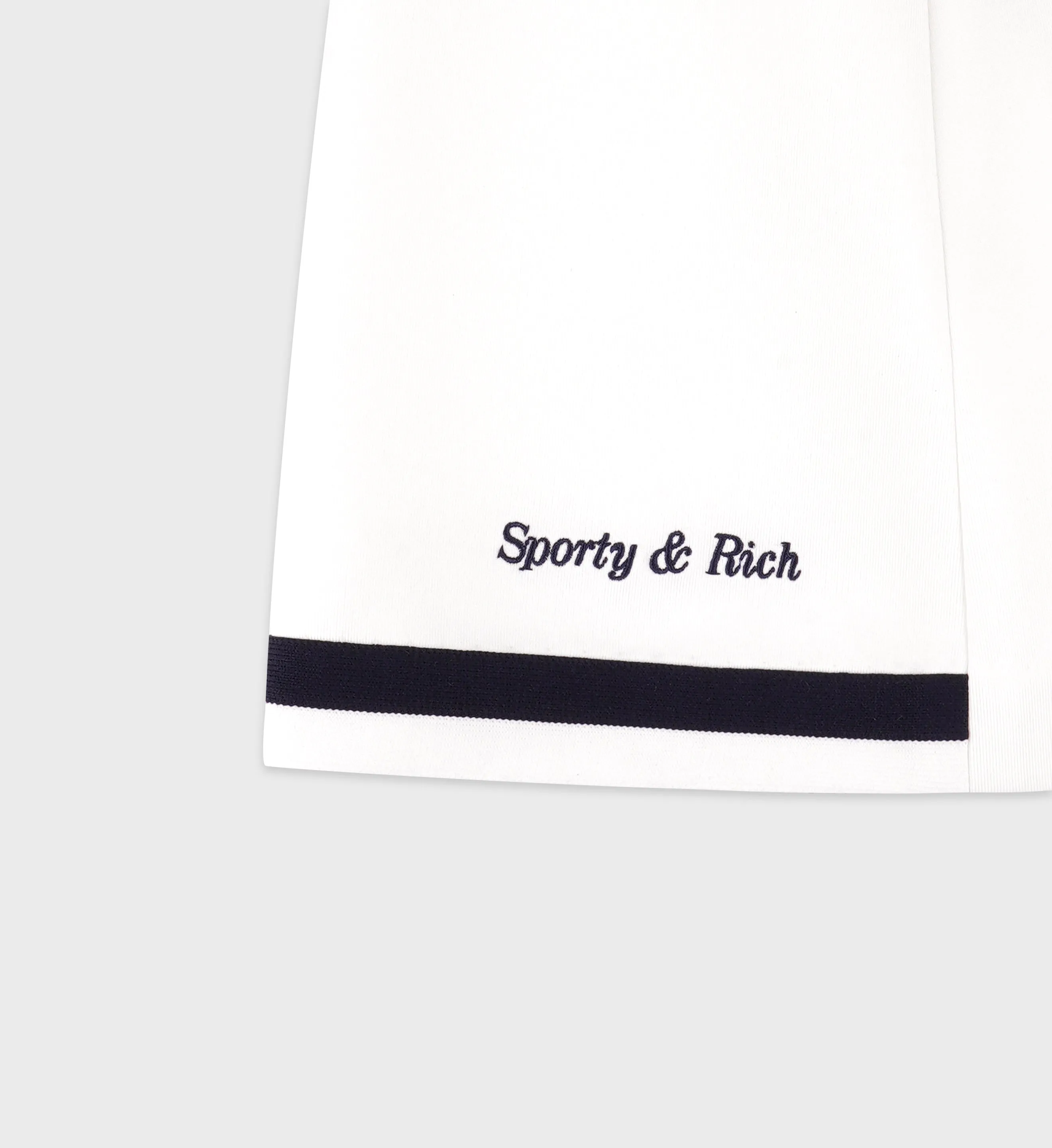 Eden Crest Embroidered Mila Skirt - White/Navy sold by Sporty and Rich product image thumbnail 3