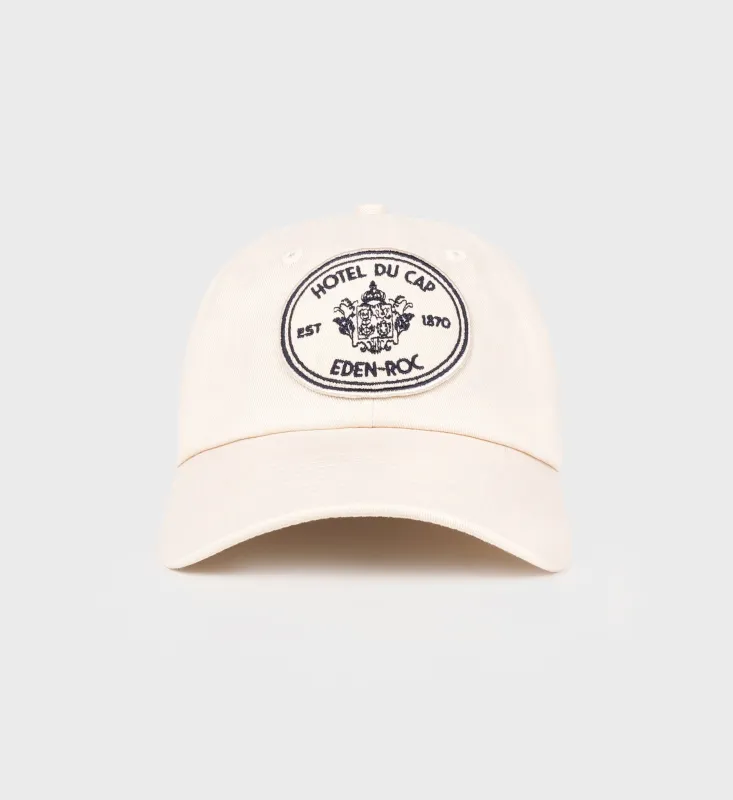 Eden Crest Hat - Cream/Navy sold by Sporty and Rich