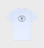 Eden Crest T-Shirt - Ciel/Navy sold by Sporty and Rich
