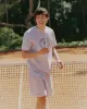 Eden Crest T-Shirt - Ciel/Navy sold by Sporty and Rich