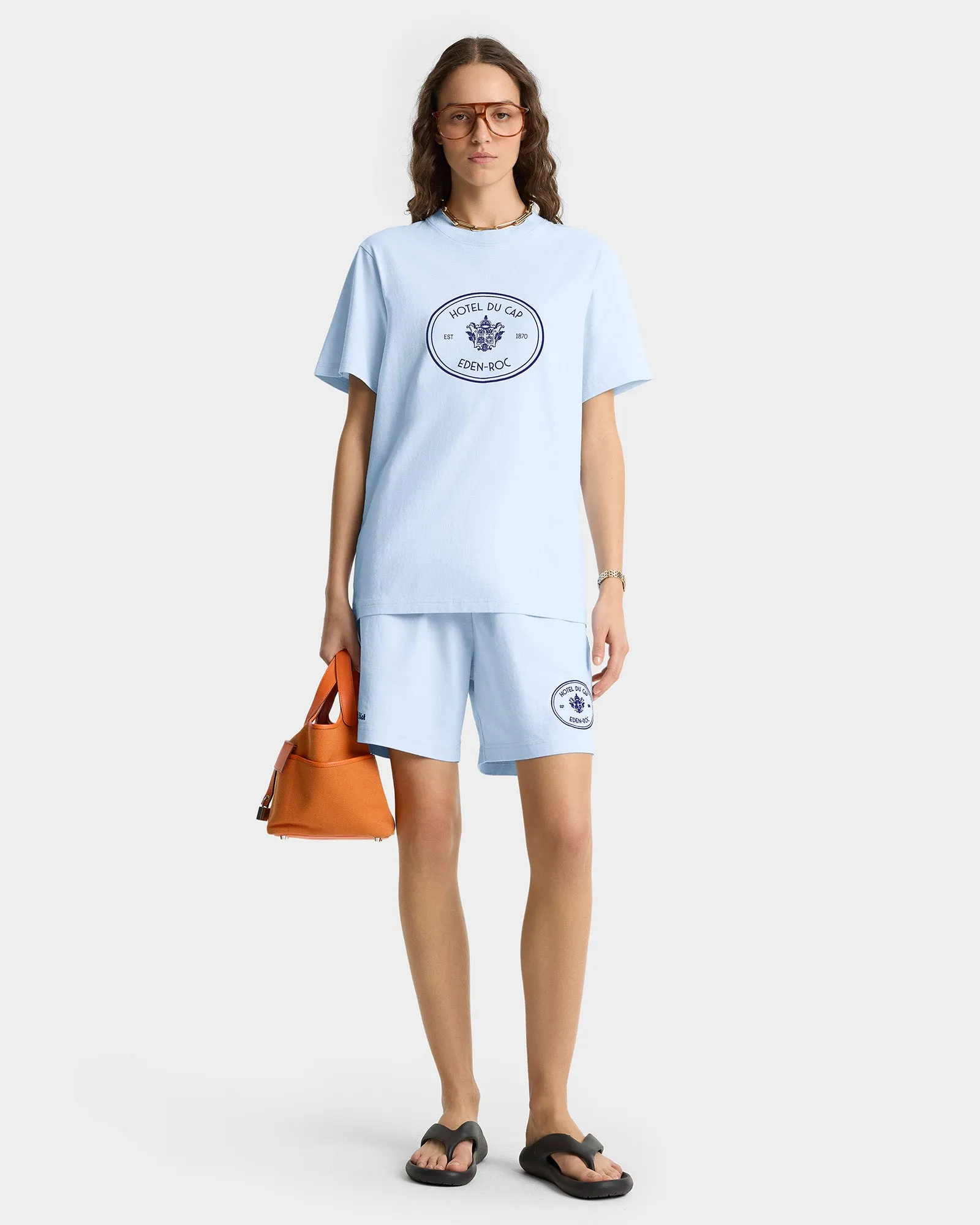Eden Crest T-Shirt - Ciel/Navy sold by Sporty and Rich product image thumbnail 3