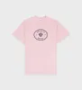 Eden Crest T-Shirt - Pink Dolphin/Navy sold by Sporty and Rich