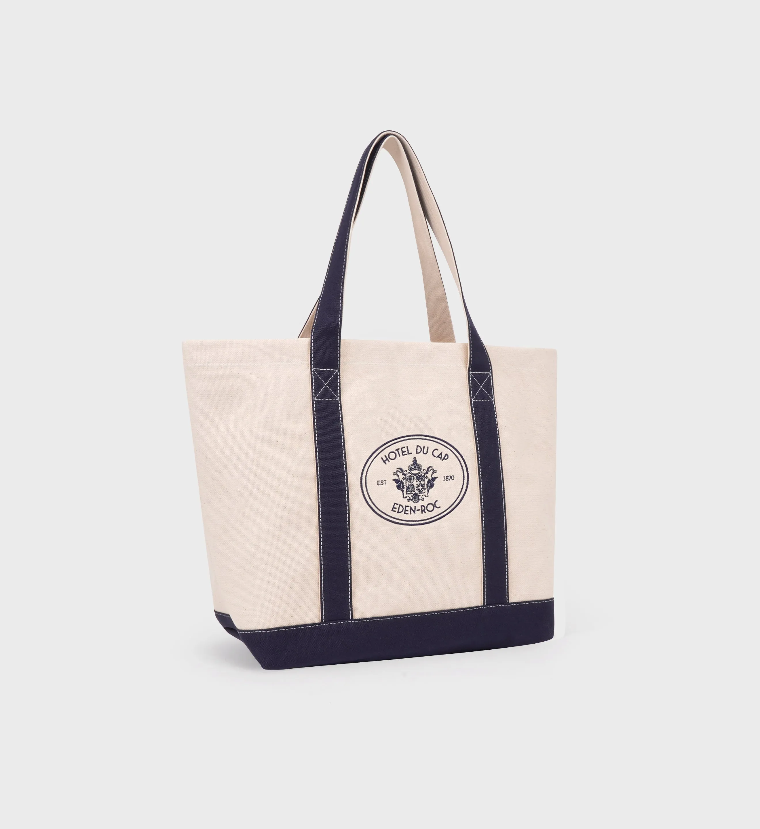 Eden Crest Two Tone Tote - Natural/Navy sold by Sporty and Rich product image thumbnail 3