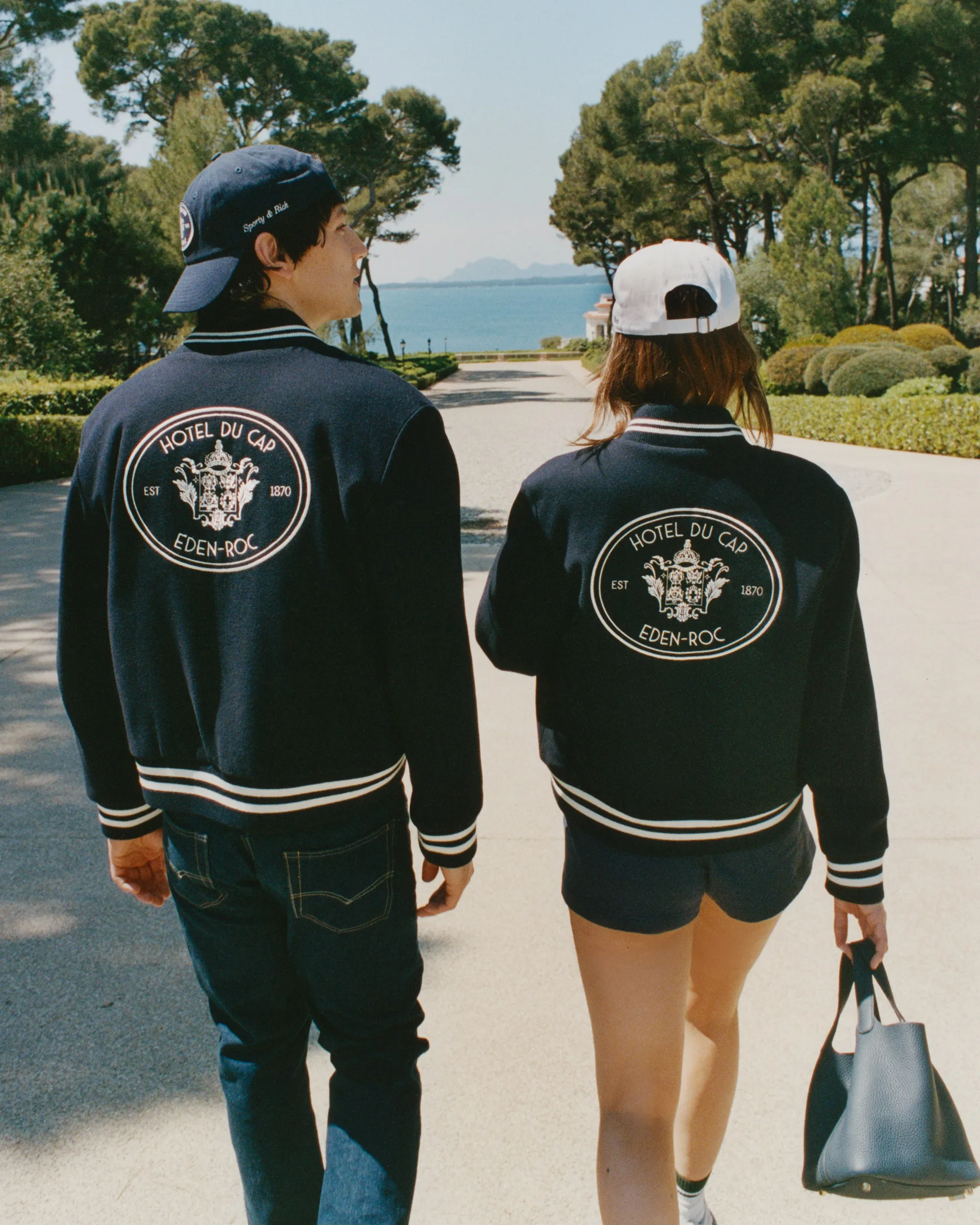 Eden Crest Varsity Jacket Men - Navy/White sold by Sporty and Rich product image thumbnail 3