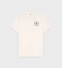 Kennedy Crest T-Shirt - Cream/Navy sold by Sporty and Rich