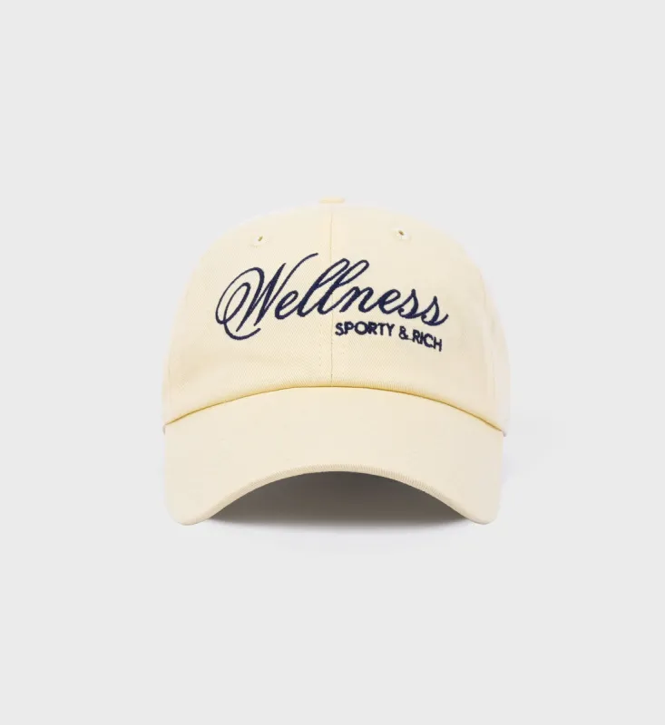 Carlyle Hat - Almond/Navy sold by Sporty and Rich