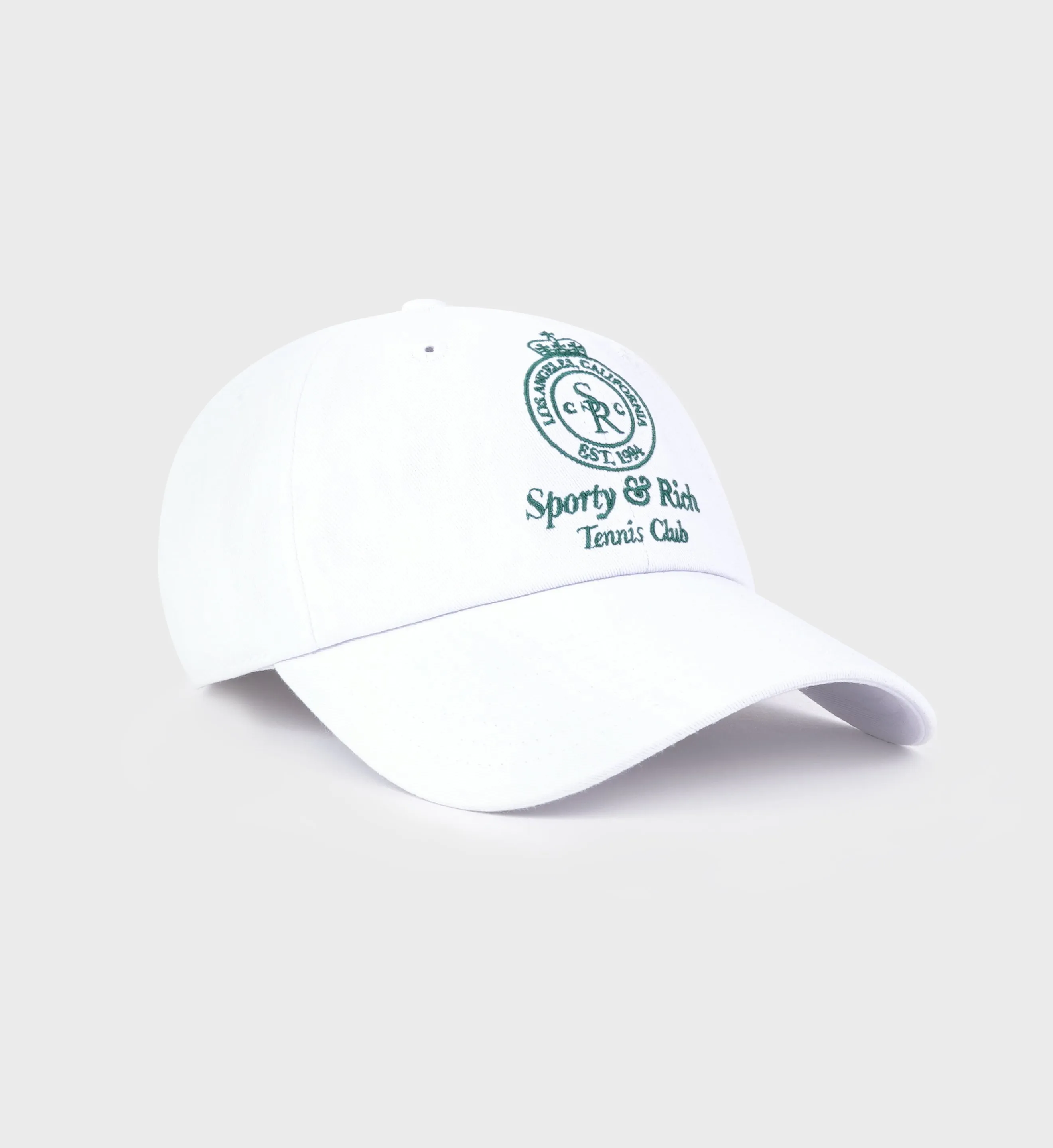 Crown Tennis Hat - White/Alpine sold by Sporty and Rich product image thumbnail 4