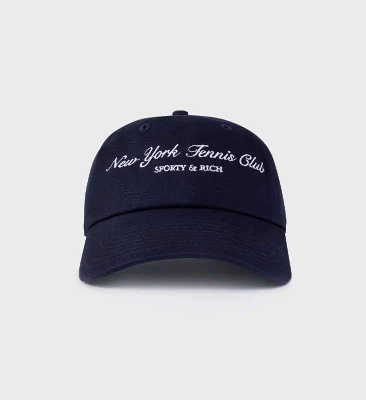 NY Tennis Club Hat - Navy sold by Sporty and Rich