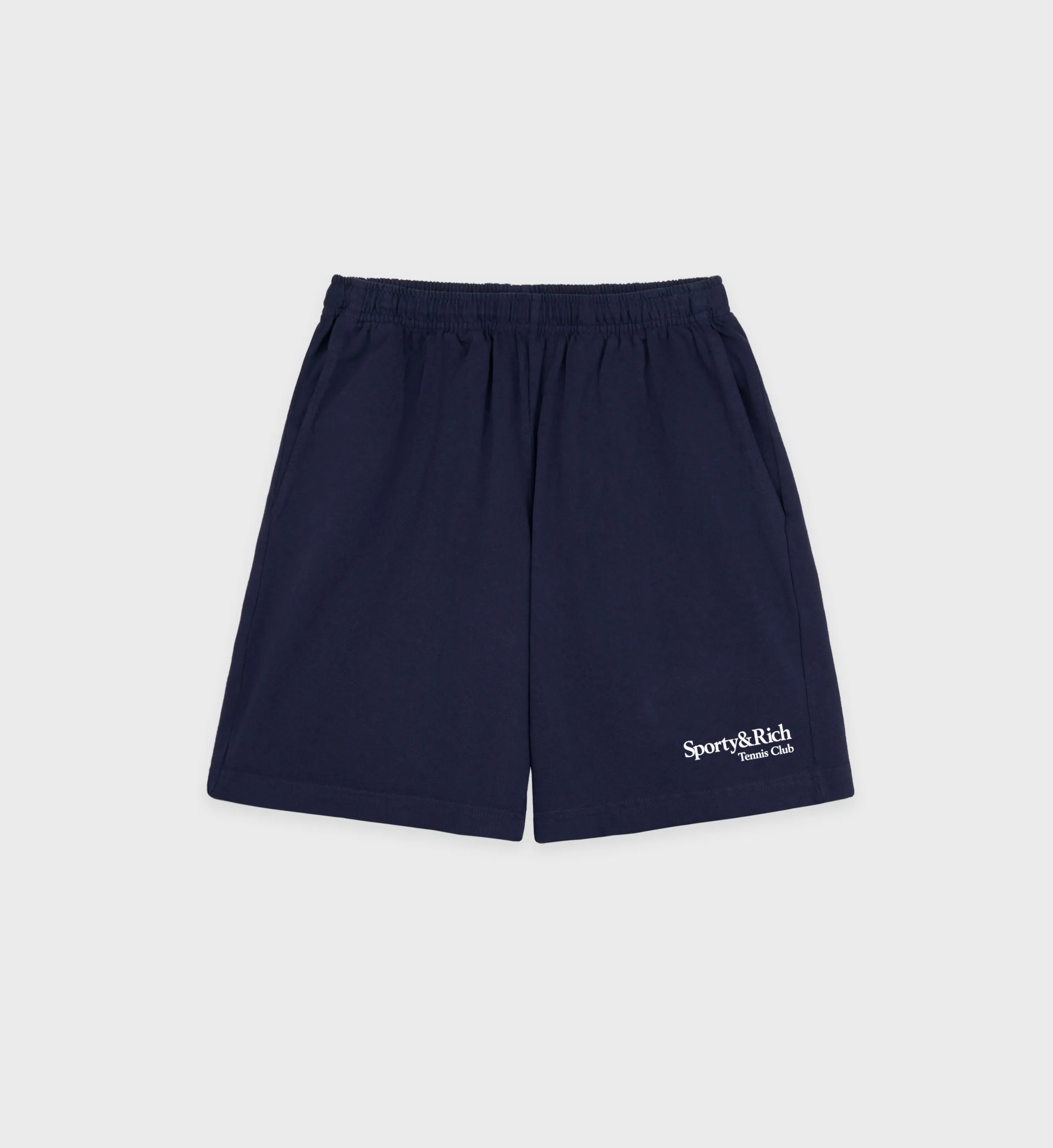 Play Tennis Gym Short - Navy/White sold by Sporty and Rich