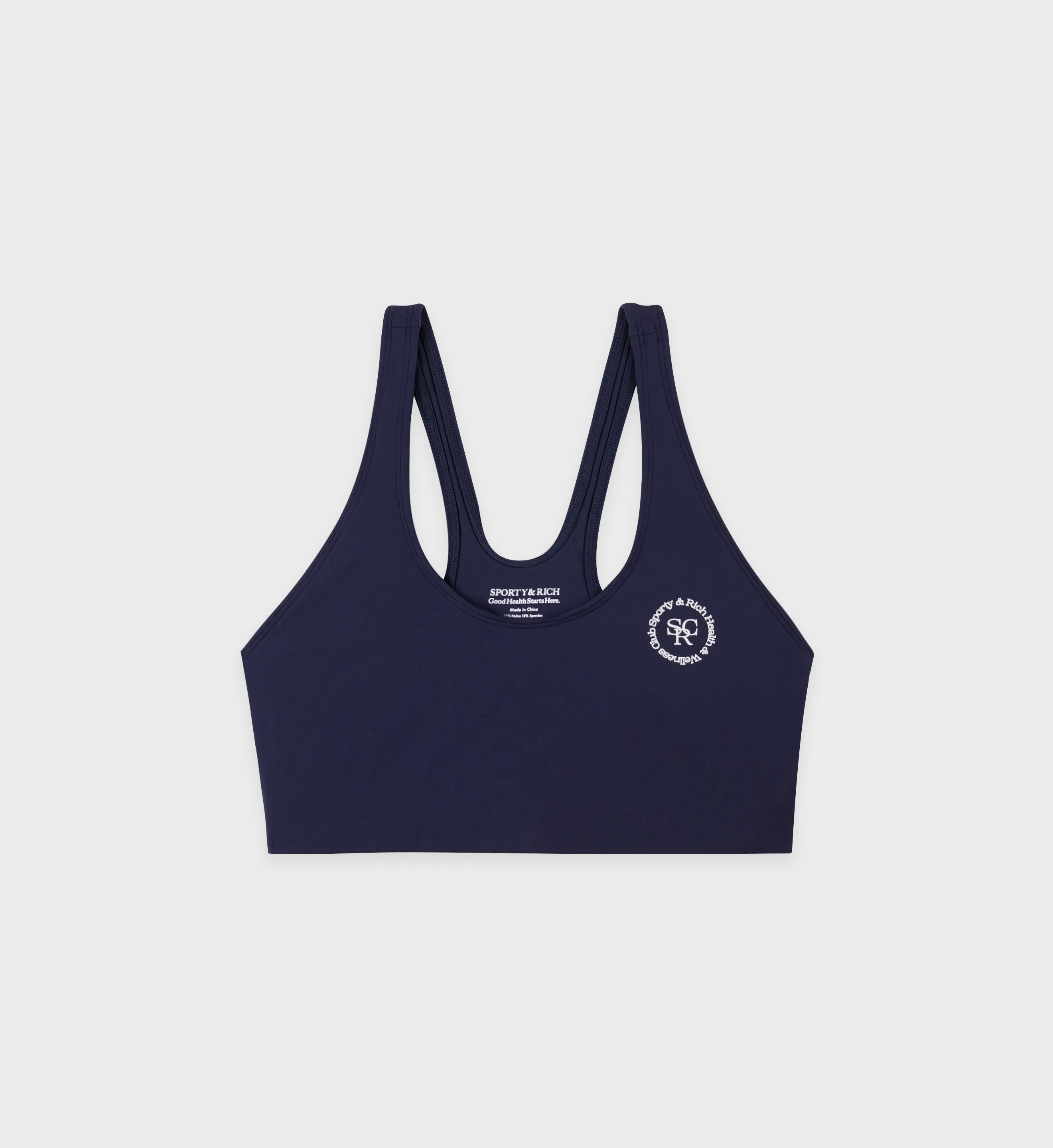SRHWC Sports Bra - Navy/White sold by Sporty and Rich