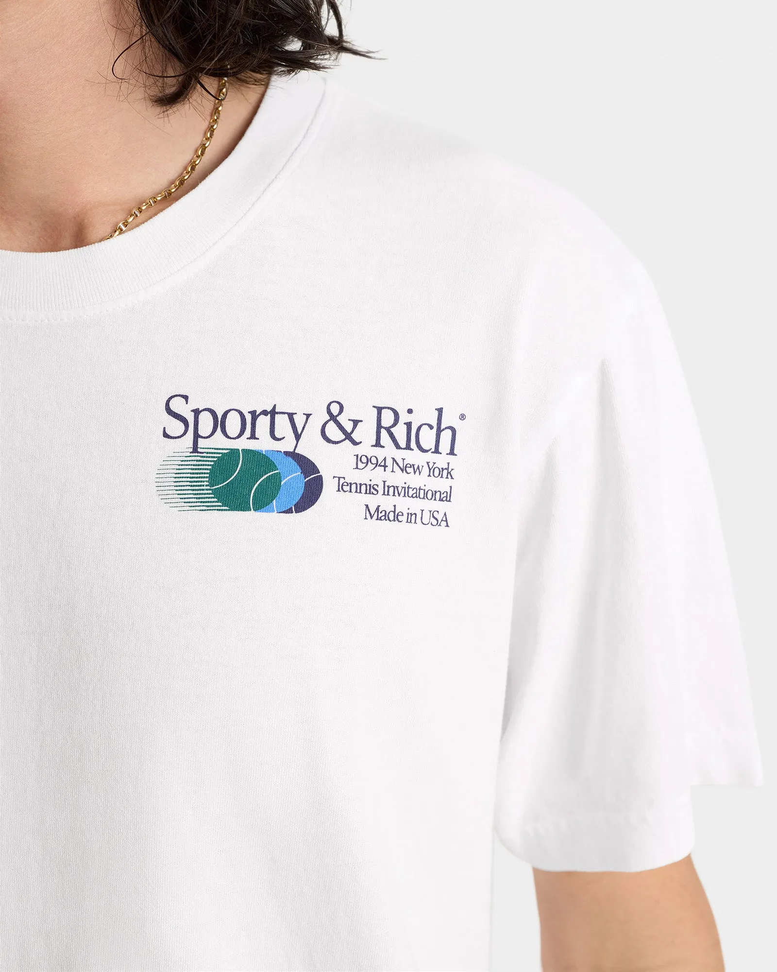 Invitational T-Shirt - White sold by Sporty and Rich product image thumbnail 4