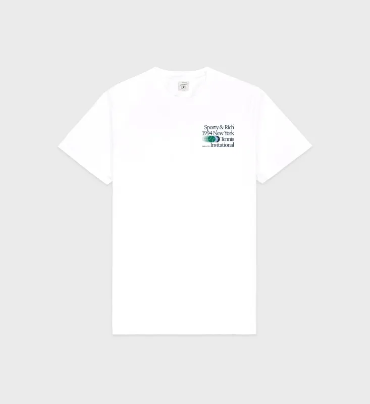 Invitational T-Shirt - White sold by Sporty and Rich