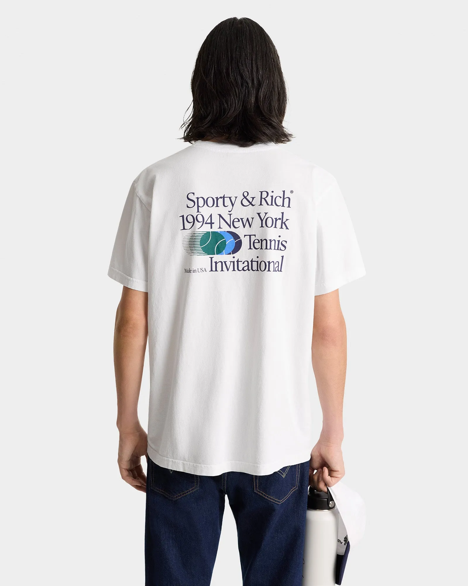 Invitational T-Shirt - White sold by Sporty and Rich product image thumbnail 5