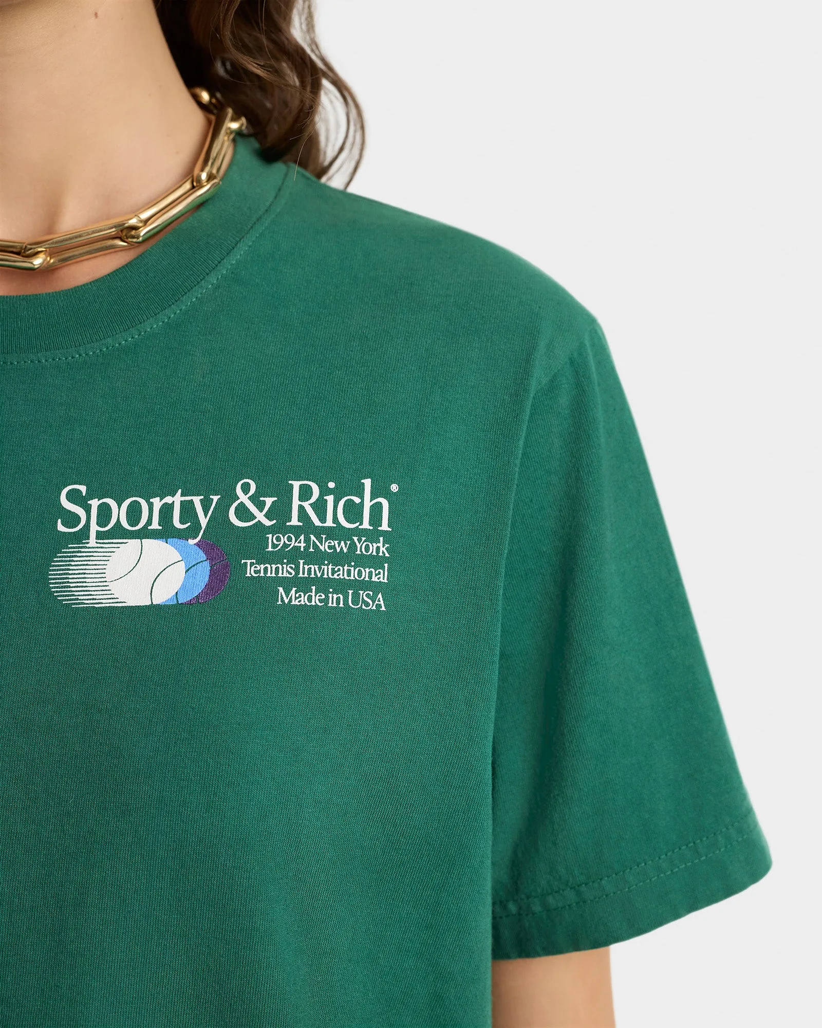 Invitational T-Shirt - Alpine sold by Sporty and Rich product image thumbnail 3
