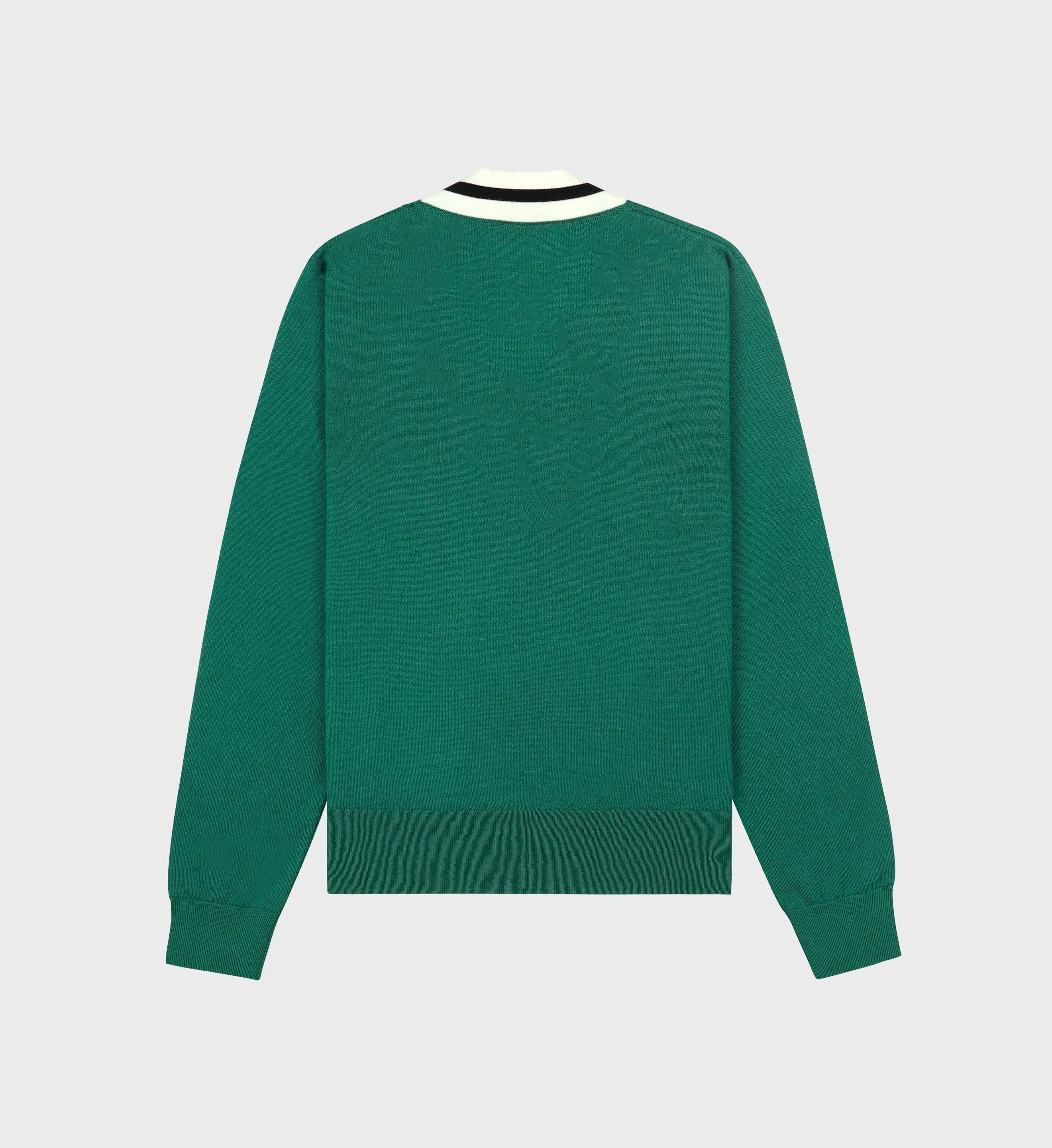 SRC Minimalist V-Neck Sweater - Alpine/Navy/Off White sold by Sporty and Rich product image thumbnail 3