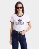 Adidas Ringer Tee - White/Navy sold by Sporty and Rich