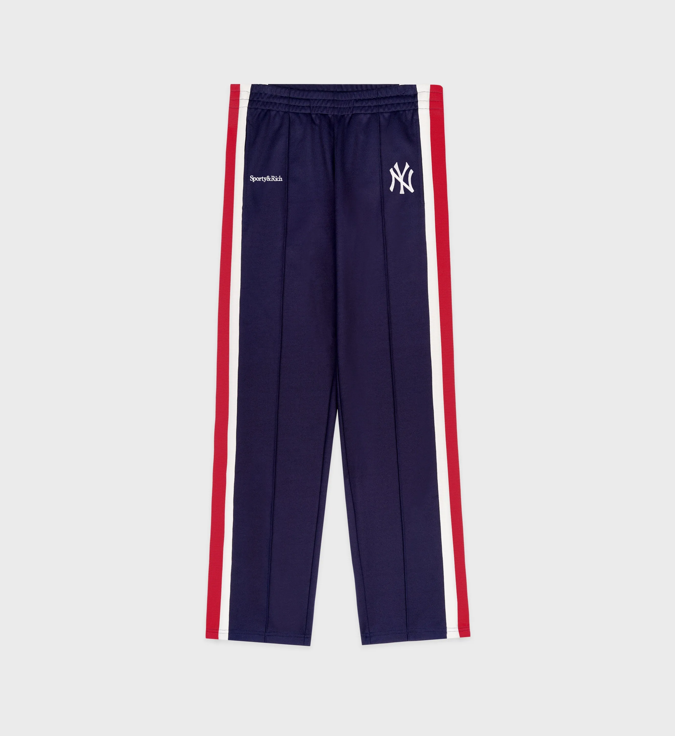 Yankees Serif Track Pant - Navy/White/Red sold by Sporty and Rich