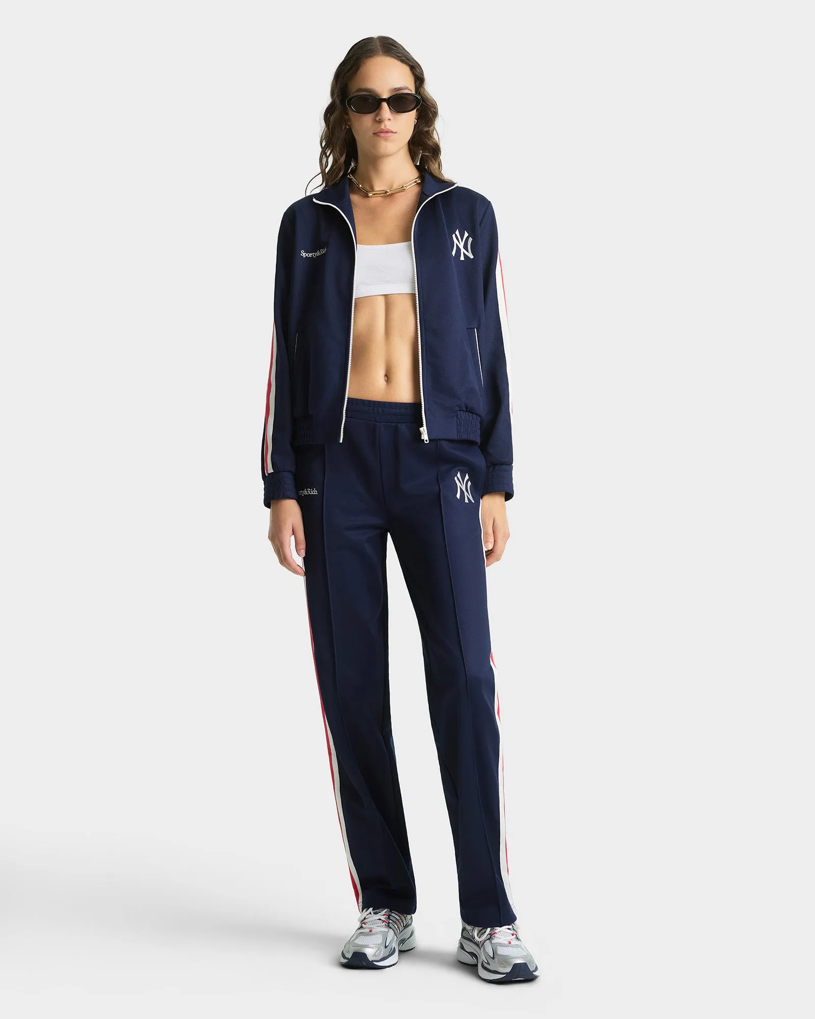 Yankees Serif Track Pant - Navy/White/Red sold by Sporty and Rich product image thumbnail 3