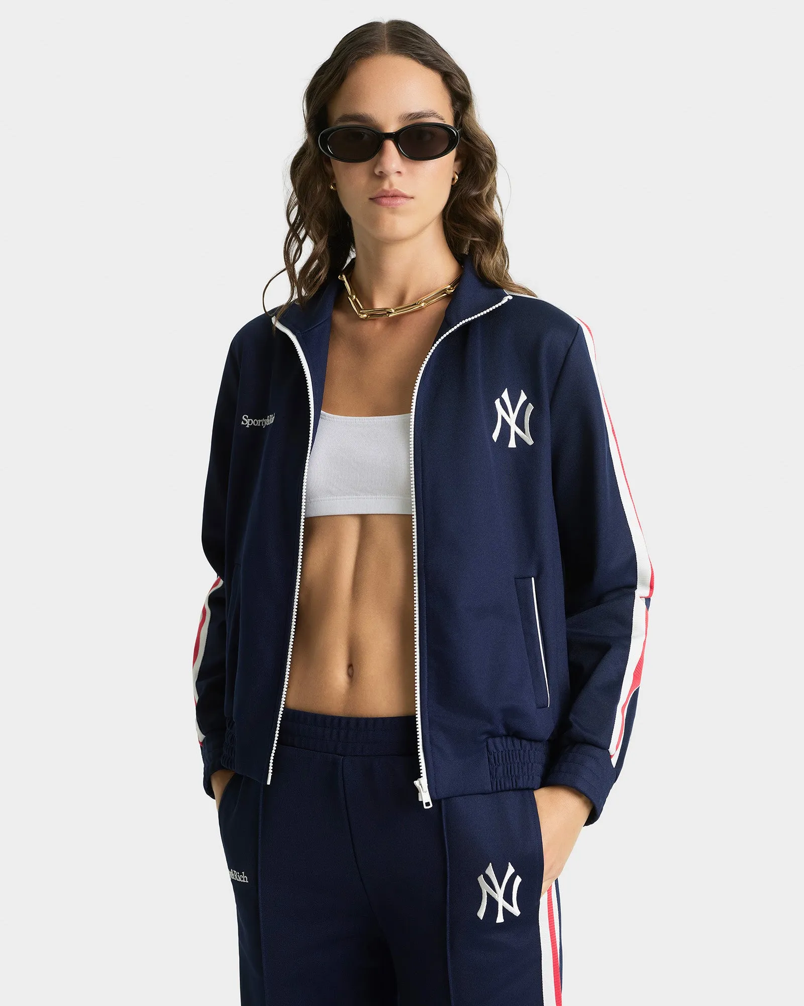 Yankees Serif Track Pant - Navy/White/Red sold by Sporty and Rich product image thumbnail 4