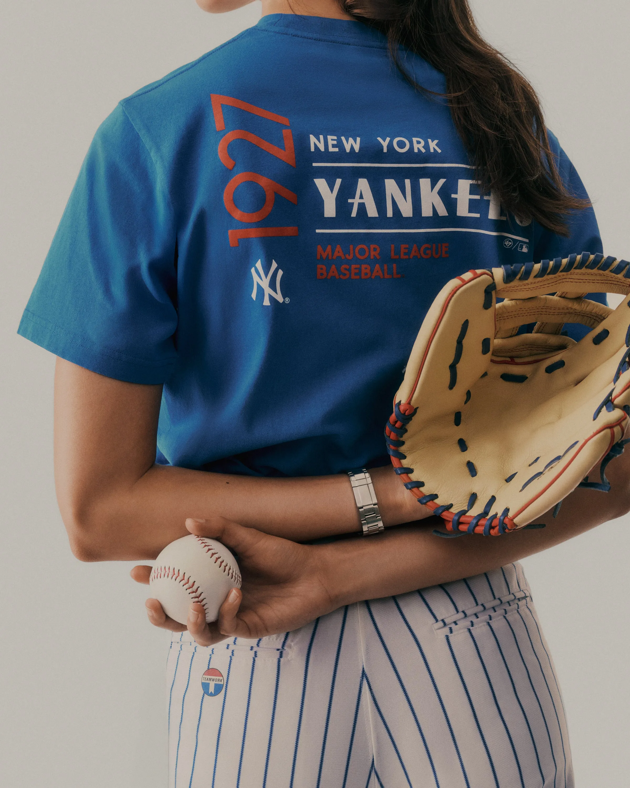 Slugger T-Shirt - Team Blue/White sold by Sporty and Rich product image thumbnail 2