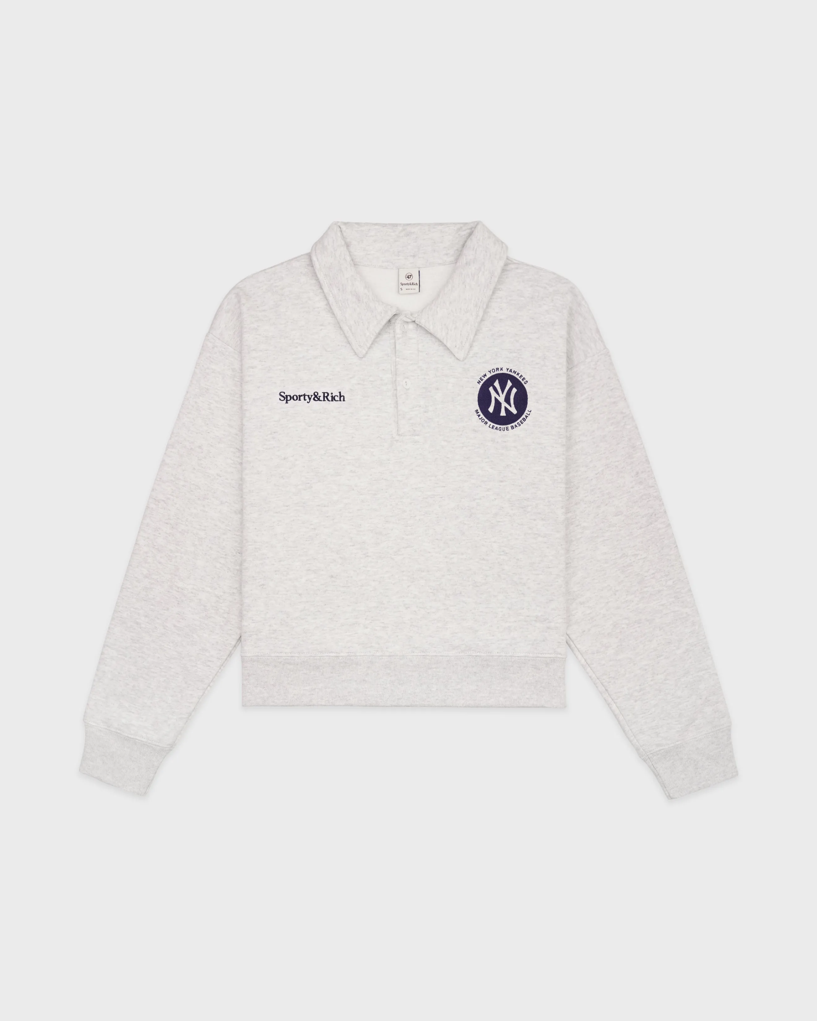 Major League Polo - Heather Gray/Navy sold by Sporty and Rich