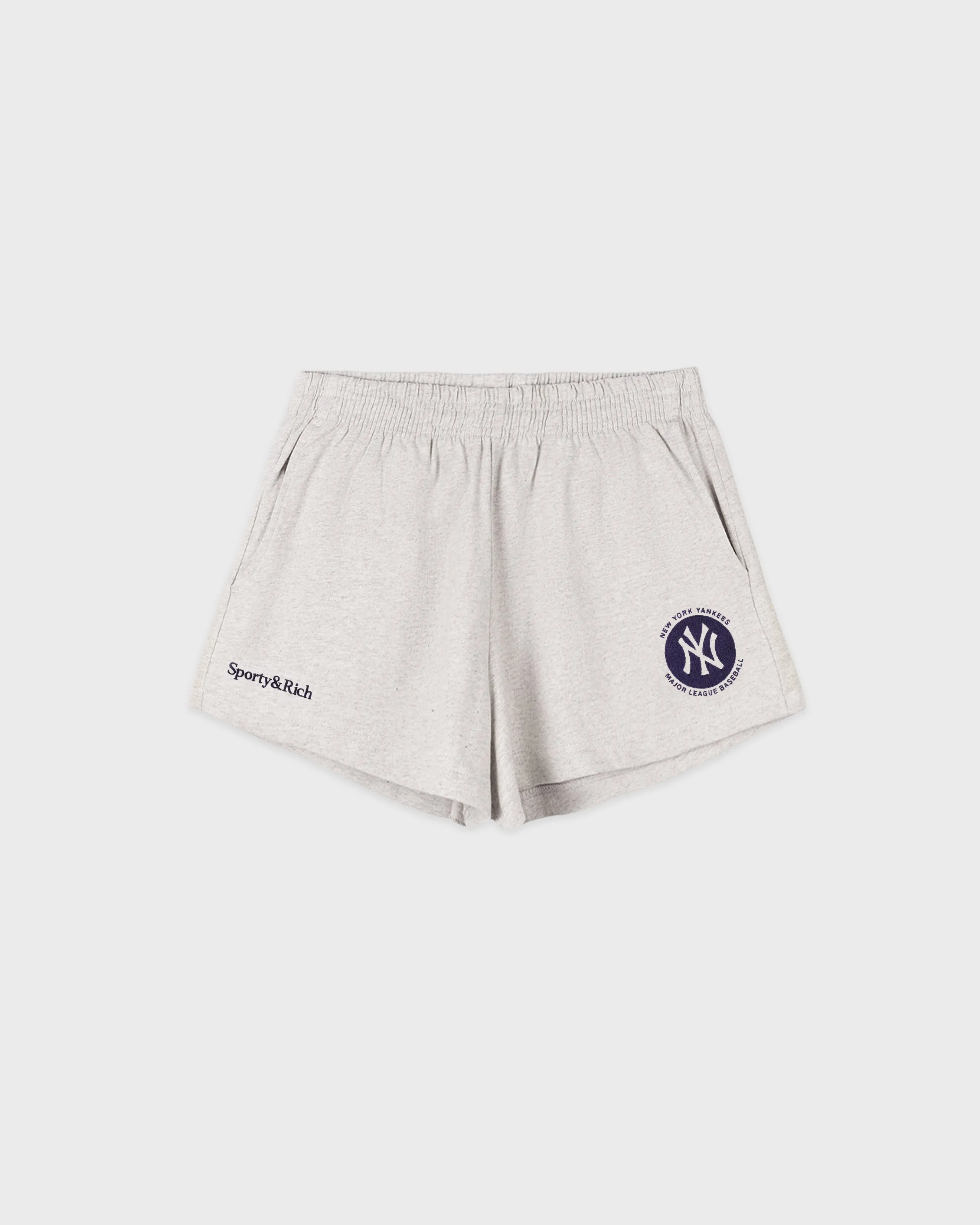 Major League Disco Short - Heather Gray/Navy sold by Sporty and Rich