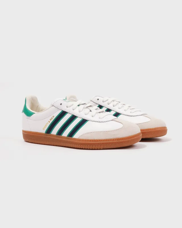 Adidas AS 250 - White/Green/Navy sold by Sporty and Rich