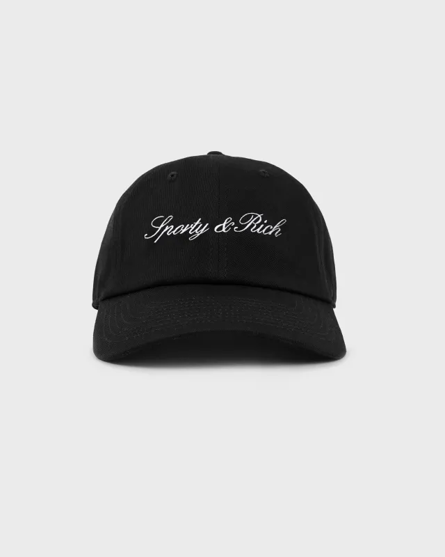 Signature Hat - Black/White sold by Sporty and Rich