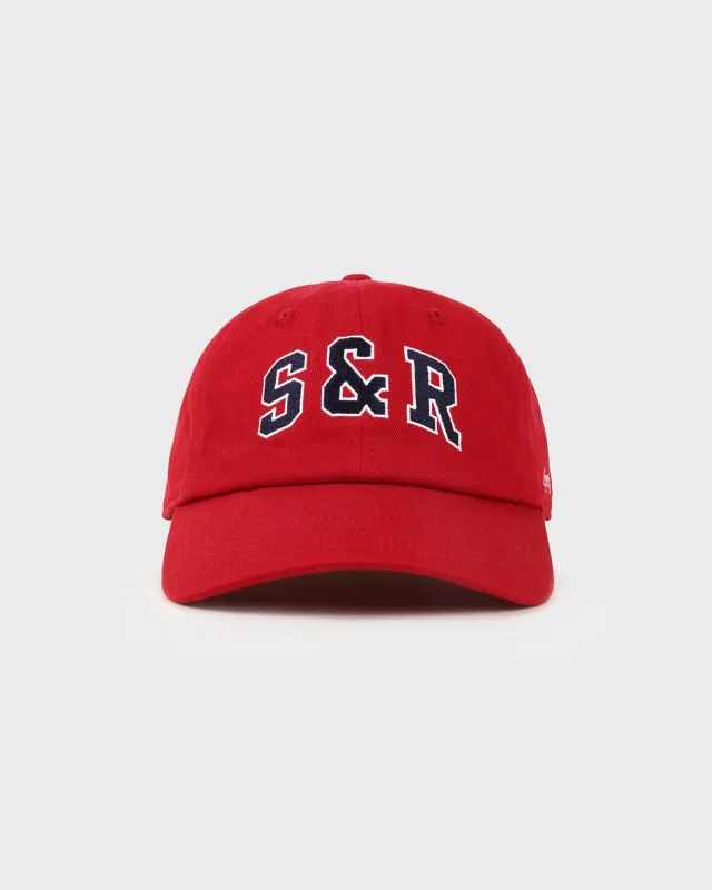 S&R Ivy Hat - Ruby/Navy sold by Sporty and Rich
