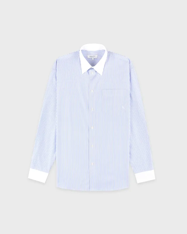 SRC Oversized Shirt - Blue Stripe sold by Sporty and Rich
