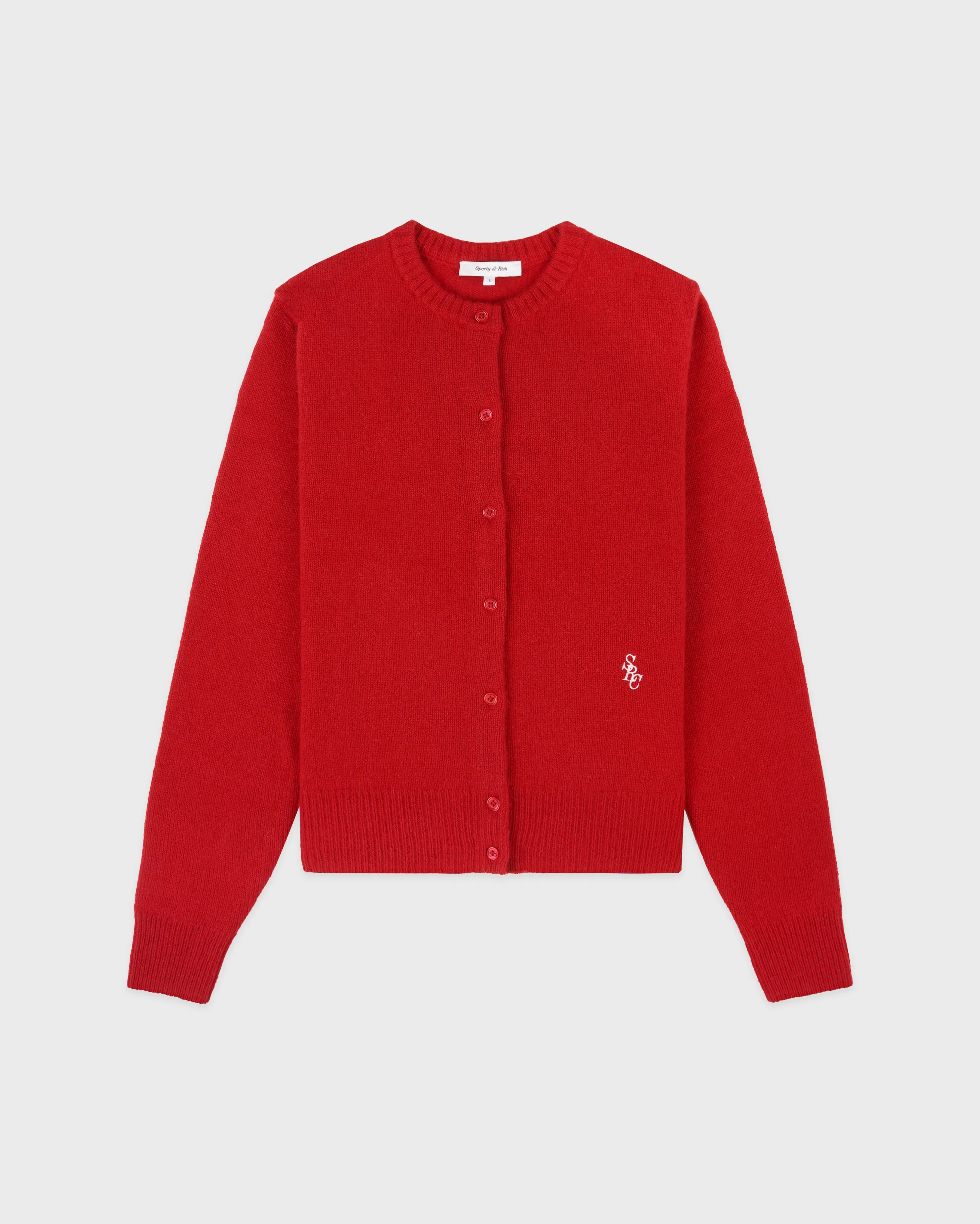 SRC Cashmere Cardigan - Ruby sold by Sporty and Rich