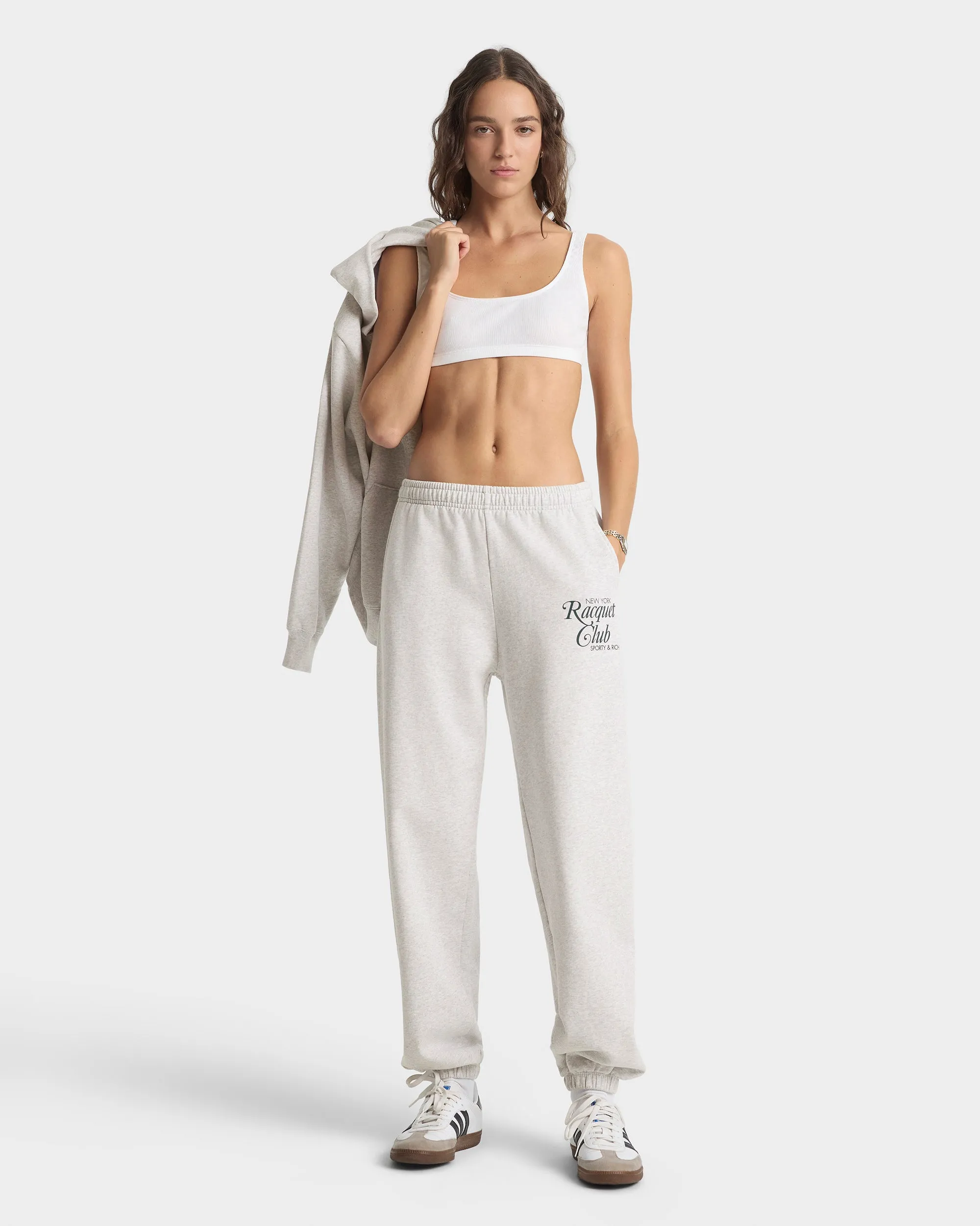 NYRC Sweatpant - Heather Gray/Forest sold by Sporty and Rich product image thumbnail 2