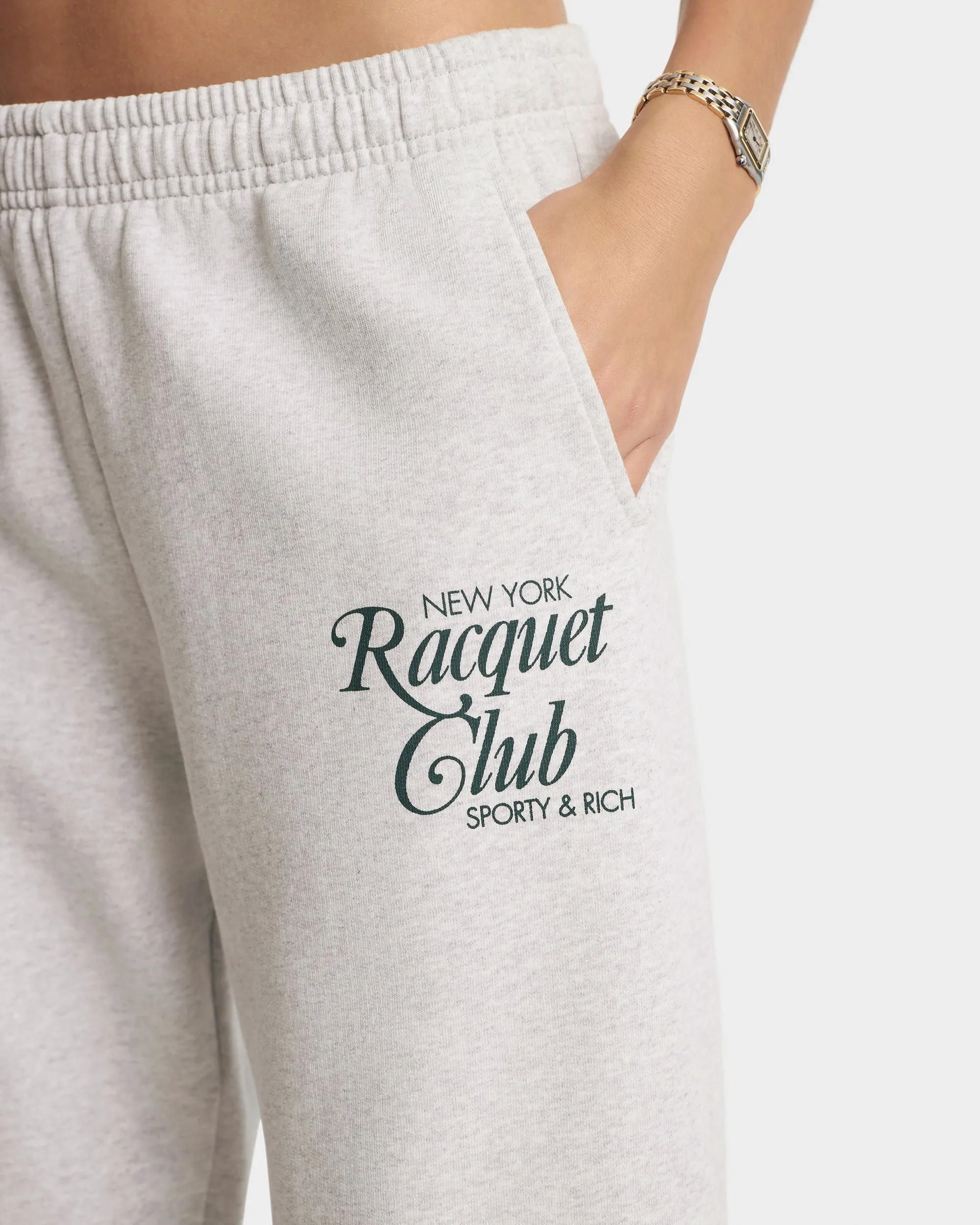 NYRC Sweatpant - Heather Gray/Forest sold by Sporty and Rich product image thumbnail 4