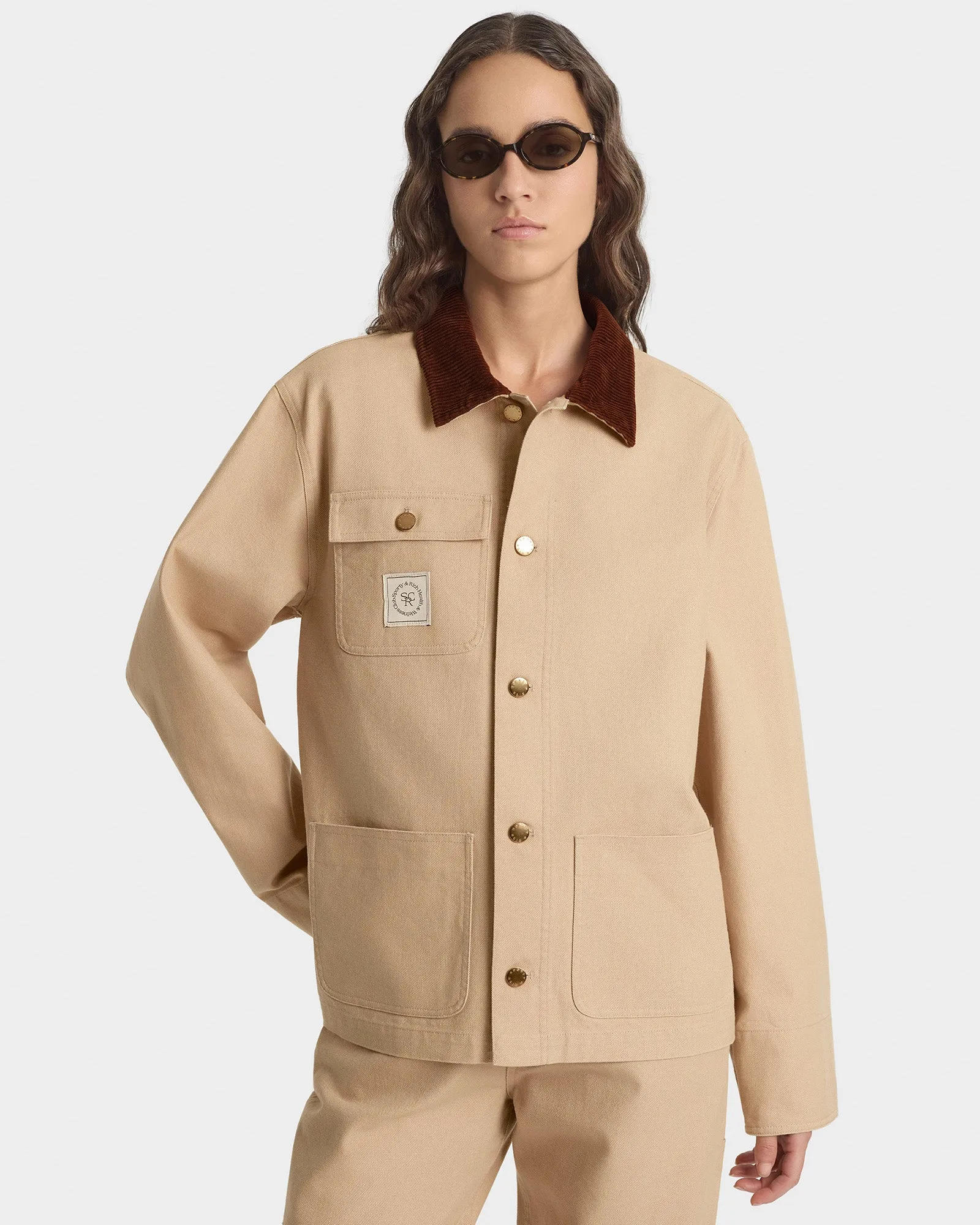 SRHWC Painters Jacket - Tan sold by Sporty and Rich product image thumbnail 3