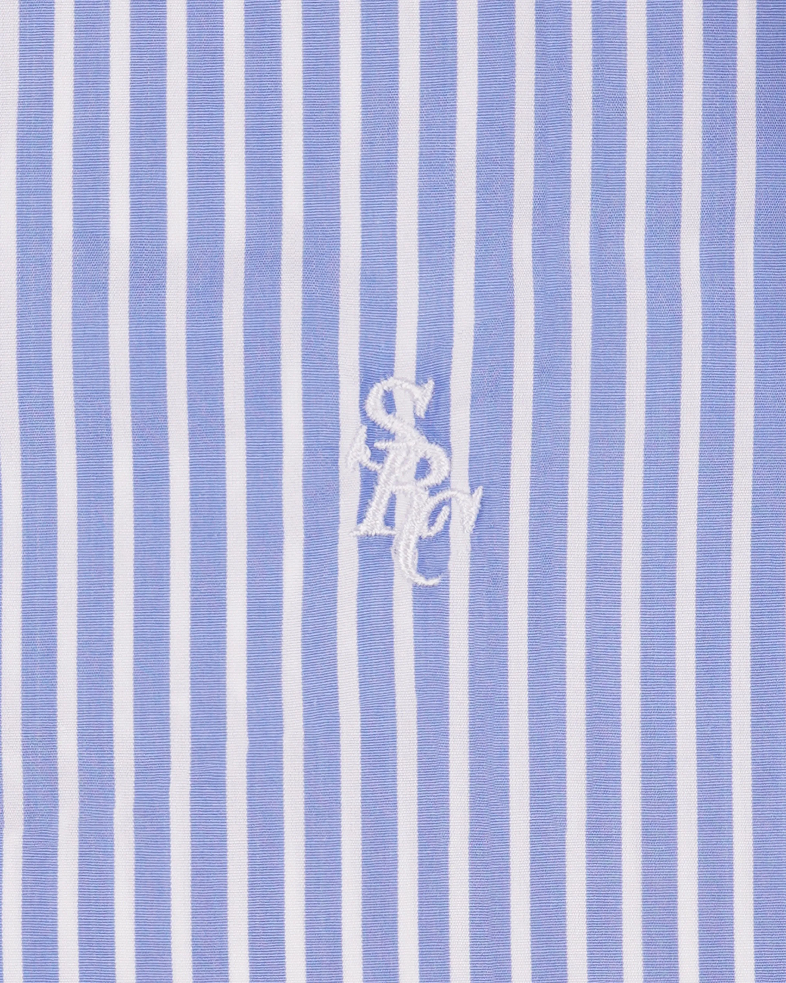 SRC Oversized Shirt - Blue Striped sold by Sporty and Rich product image thumbnail 2