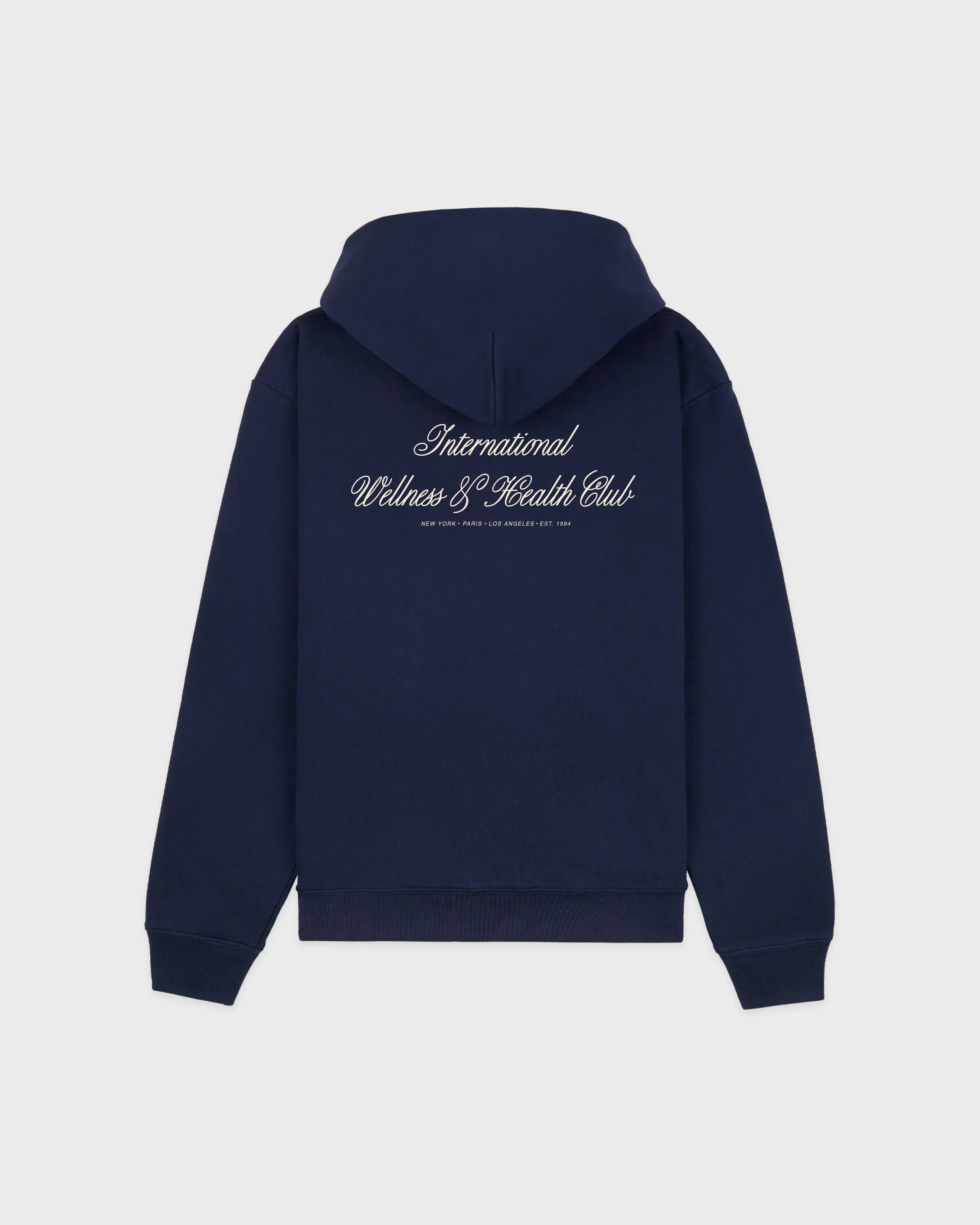 International Zip Hoodie - Navy sold by Sporty and Rich product image thumbnail 5